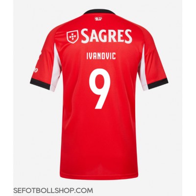 Billiga Benfica Franjo Ivanovic #9 Hemma fotbollskläder 2025-26 Kortärmad Billiga Benfica Franjo Ivanovic #9 Hemma fotbollskläder 2025-26 Kortärmad